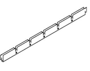 Направляющая 600*100*100*40мм Металлик