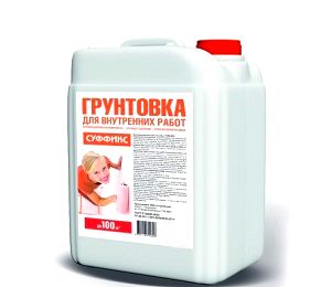 Грунт для внутренних работ Суффикс, 5 л