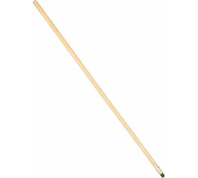 Черенок для метел деревянный с пластиковой резьбой 1200 мм