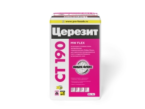 Клей для минеральной ваты Церезит CT 190, 25 кг