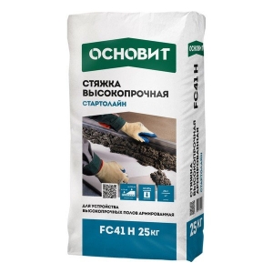 ОСНОВИТ СТАРТОЛАЙН FC41 H 25 кг Стяжка Высокопрочная (56 шт/пал)