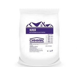 Клей для плитки Суффикс, 5 кг Клей для плитки Суффикс, 5 кг