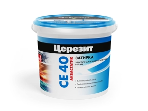 Затирка Церезит CE 40 серебристо-серый, 1 кг
