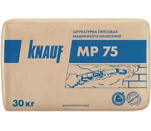 Штукатурка гипсовая Knauf МР-75, 30 кг