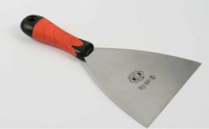 Шпатель из закалённой нержавеющей стали 120мм, рукоятка двухкомпонентная (10) OLEJNIK (124012-2KP)