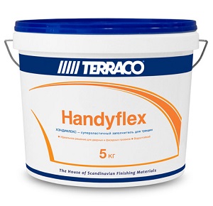 Заполнитель для трещин Terraco Handyflex, 5 кг