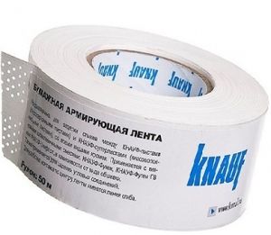 Лента бумажная для швов Knauf, 52 мм х 150 м Лента бумажная для швов Knauf, 52 мм х 150 м