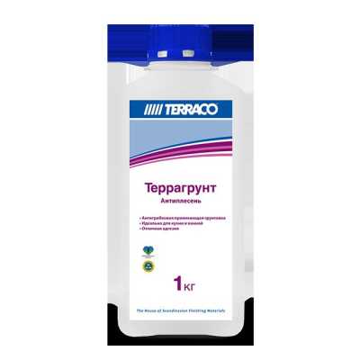 Грунтовка антигрибковая Terragrunt Antiplesen (ALC PRIMER) 1кг Грунтовка антигрибковая Terragrunt Antiplesen (ALC PRIMER) 1кг