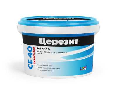 Затирка Церезит CE 40 графит, 2 кг Затирка Церезит CE 40 графит, 2 кг