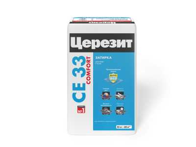 Затирка Церезит CE 33 белая, 25 кг
